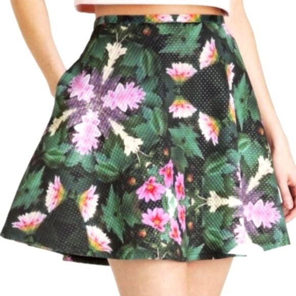 Ted Baker floral print skirt, size 1(S) - Picture 1 of 12